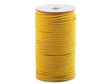 Gummikordel rund Ø3 mm MAGGIE - Gelb